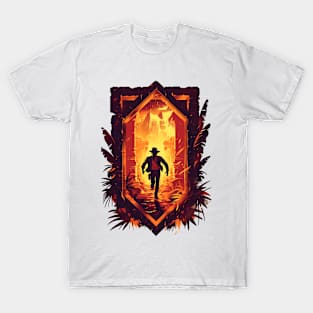 An Adventure Running Through an Ancient Temple - Indy T-Shirt